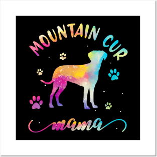 Mountain Cur Mama Mountain Cur Mom Posters and Art